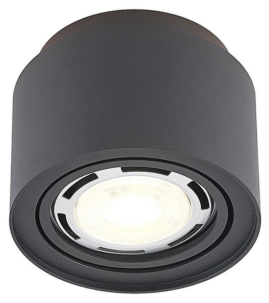Lampa Sufitowa Arcchio, Walisa, ściemnialny, czarny, salon, aluminium, nowoczesny