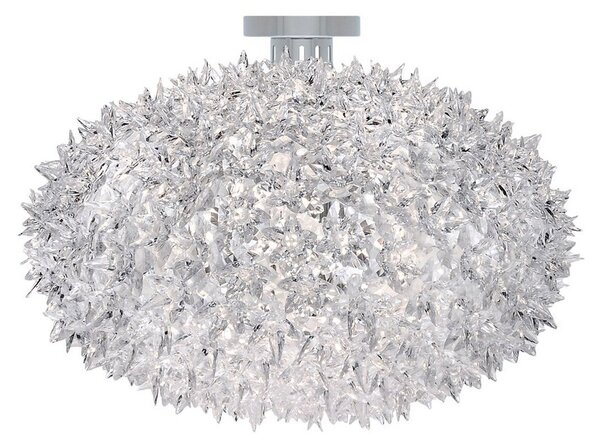 Lampa Sufitowa Kartell, Bloom C1, transparentny, salon, tworzywo sztuczne, design