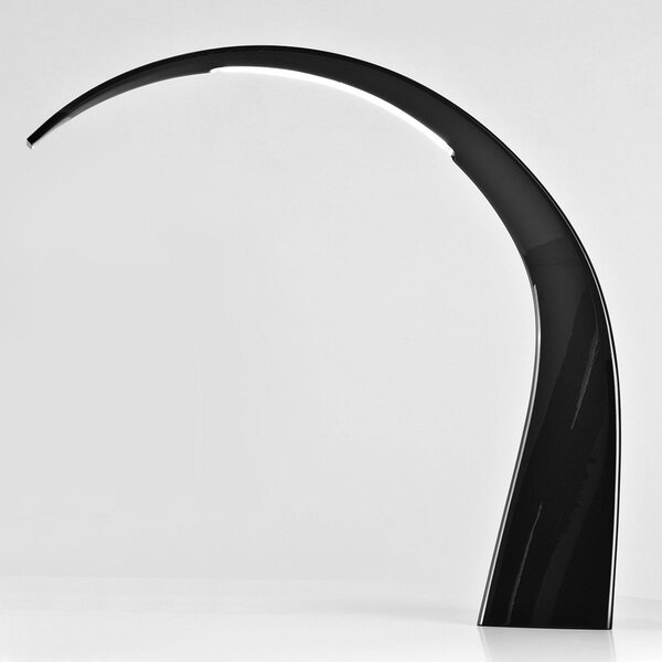 Lampa Stołowa Kartell, Taj, czarny, salon, tworzywo sztuczne, design