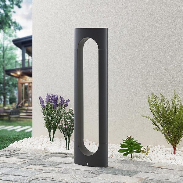 Zewnętrzna Lampa Lucande, Fenti, czarny, metal, nowoczesny