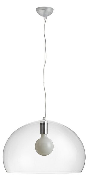 Lampa Wisząca Kartell, FL/Y, ściemnialny, transparentny, salon, tworzywo sztuczne, design