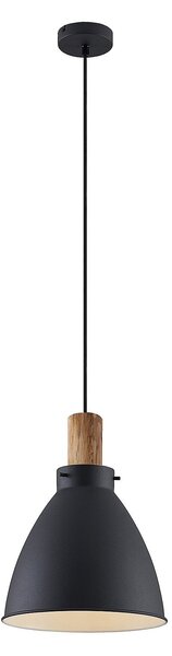 Lampa Wisząca Lindby, Trebale, ściemnialny, czarny, salon, metal, skandynawski