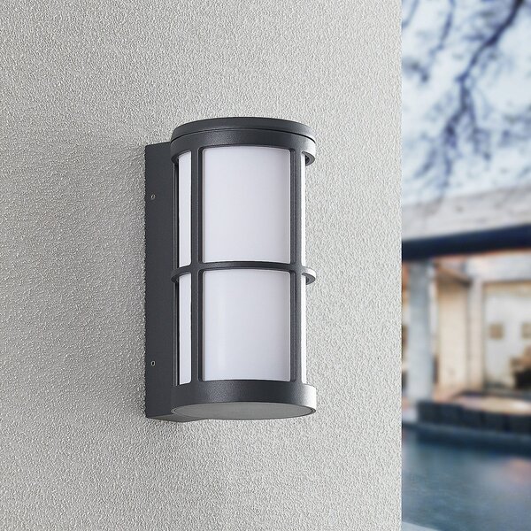 Zewnętrzna Lampa Lucande, Kelini, ściemnialny, czarny, metal, nowoczesny