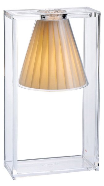 Lampa Stołowa Kartell, Light-Air, transparentny, salon, tworzywo sztuczne, design