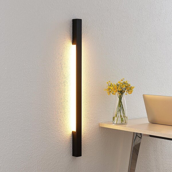 Lampa Ścienna Arcchio, Ivano, czarny, przedpokój, aluminium, nowoczesny
