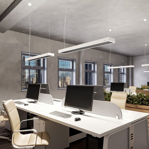 Lampa Wisząca Arcchio, Susi, ściemnialny, biały, gabinet | pracownia, aluminium, nowoczesny