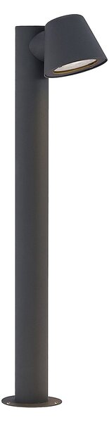 Zewnętrzna Lampa Lindby, Ileyna, ściemnialny, czarny, taras, metal, nowoczesny