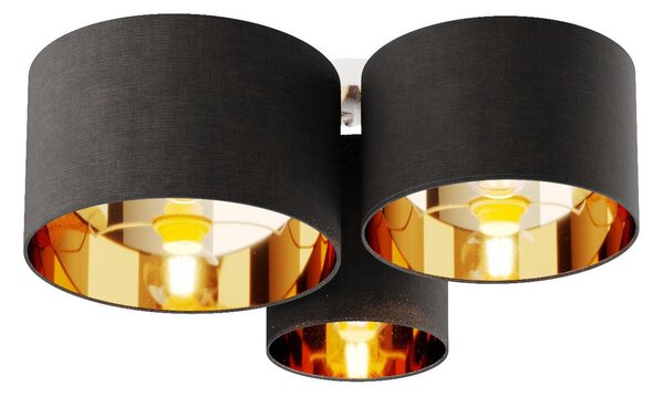 Lampa Sufitowa Lindby, Laurenz, ściemnialny, szary, salon, tkanina | tekstylia, nowoczesny