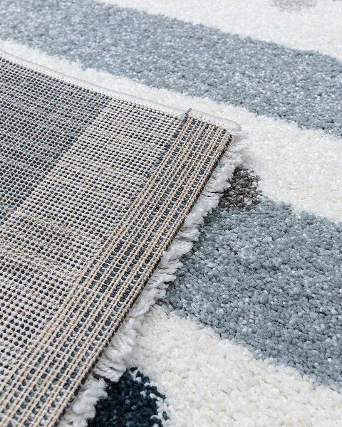 Dywan Stripes and Dots blue 160x230cm