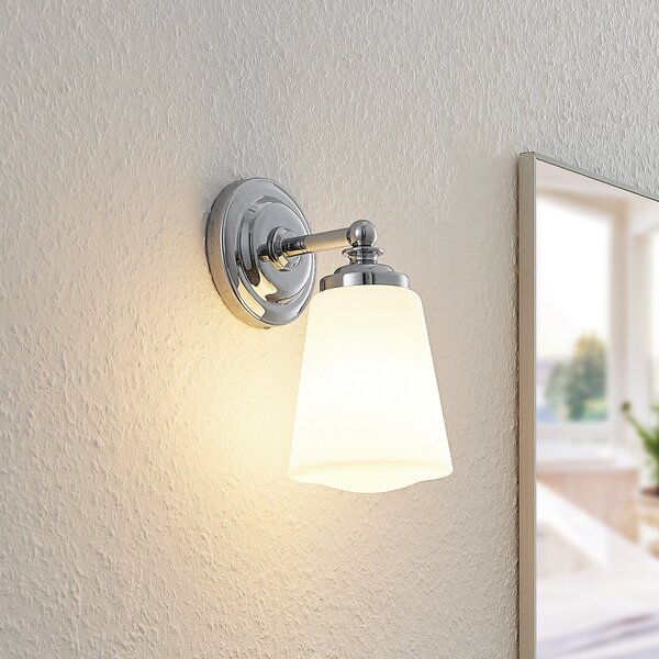Lampa Ścienna Arcchio, Mahdi, ściemnialny, metaliczny, łazienka, szkło, nowoczesny