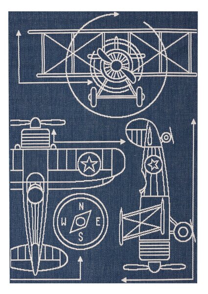 Dywan Aeroplane blue 120x170 cm
