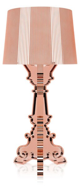 Lampa Stołowa Kartell, Bourgie, ściemnialny, miedziany, salon, tworzywo sztuczne, design