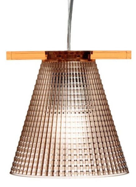 Lampa Wisząca Kartell, Light-Air, pudrowy róż, salon, tworzywo sztuczne, design
