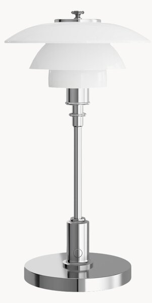 Mała lampa stołowa ze szkła dmuchanego z funkcją przyciemniania PH 1/1