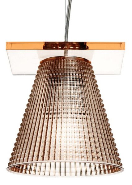 Lampa Wisząca Kartell, Light-Air, pudrowy róż, salon, tworzywo sztuczne, design
