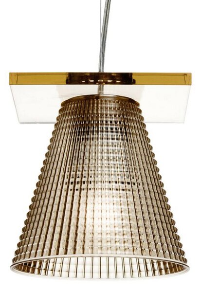 Lampa Wisząca Kartell, Light-Air, brąz rdzawy, salon, tworzywo sztuczne, design