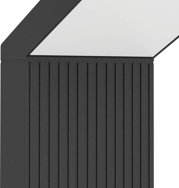 EGLO Słupek oświetleniowy LED GROTTAZZOLINA, czarna, wysokość 80 cm, IP65 GROTTAZZOLINA, czarny, aluminium
