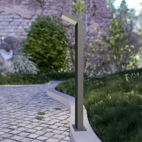 EGLO Słupek oświetleniowy LED GROTTAZZOLINA, czarna, wysokość 80 cm, IP65 GROTTAZZOLINA, czarny, aluminium