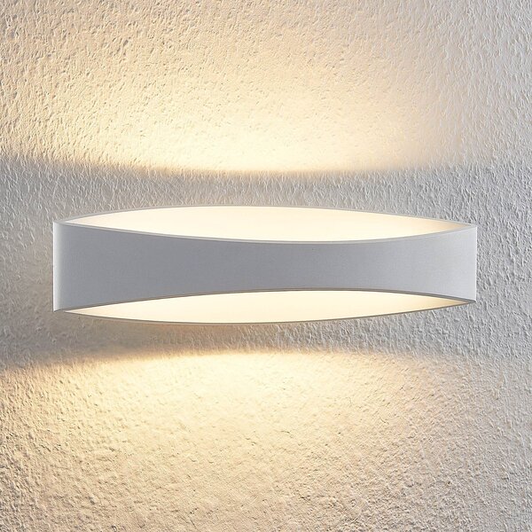 Lampa Ścienna Arcchio, Jelle, ściemnialny, biały, salon, metal, nowoczesny