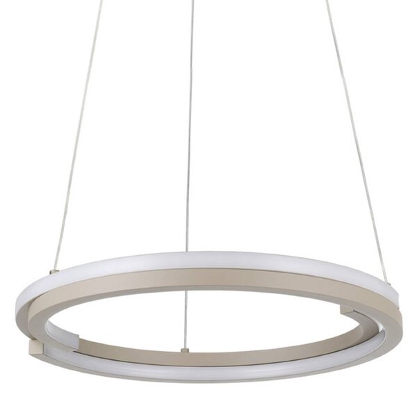EGLO Lampa wisząca MEZZOMONTE, możliwość ściemniania, kremowy / amber, salon / jadalnia, metal