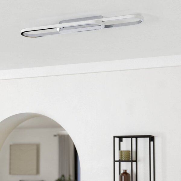 EGLO Lampa sufitowa CONIVARENA, chromowy / srebrny, salon / jadalnia, metal