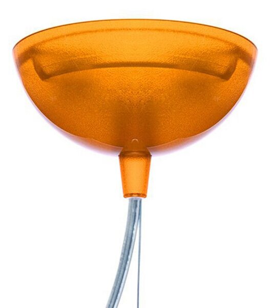 Lampa Wisząca Kartell, Small FL/Y, pomarańczowy, salon, tworzywo sztuczne, design