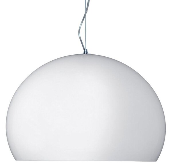 Lampa Wisząca Kartell, Small FL/Y, biały, salon, tworzywo sztuczne, design