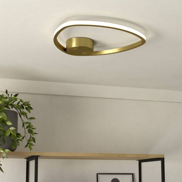 EGLO Lampa sufitowa MOSCHELLA, mosiężny / złoty, salon / jadalnia, metal