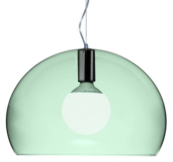 Lampa Wisząca Kartell, Small FL/Y, zielony, salon, tworzywo sztuczne, design