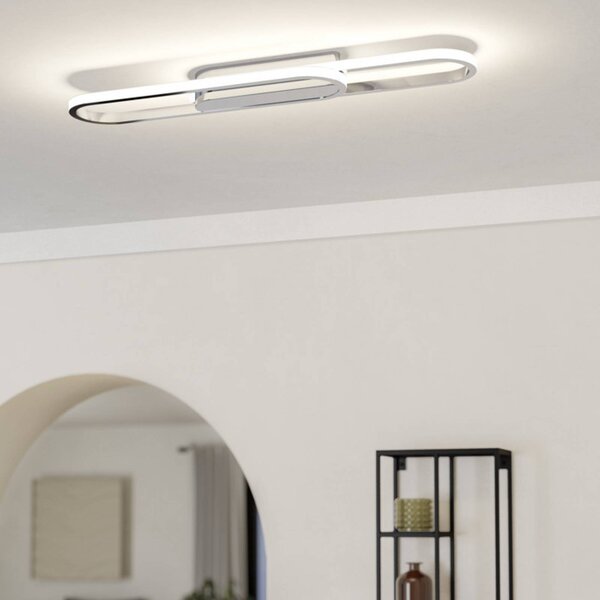 EGLO Lampa sufitowa CONIVARENA, chromowy / srebrny, salon / jadalnia, metal