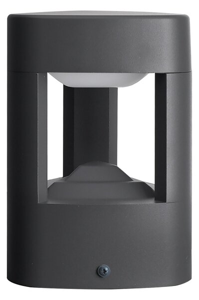 Zewnętrzna Lampa Lucande, Pirron, czarny, taras, metal, nowoczesny