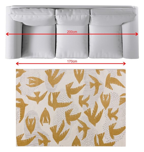 Dywan Yellow Birds 120x170cm