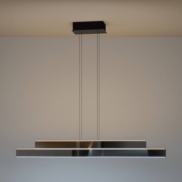 EGLO Lampa wisząca PLAYITAS, możliwość ściemniania, czarny, salon / jadalnia, metal