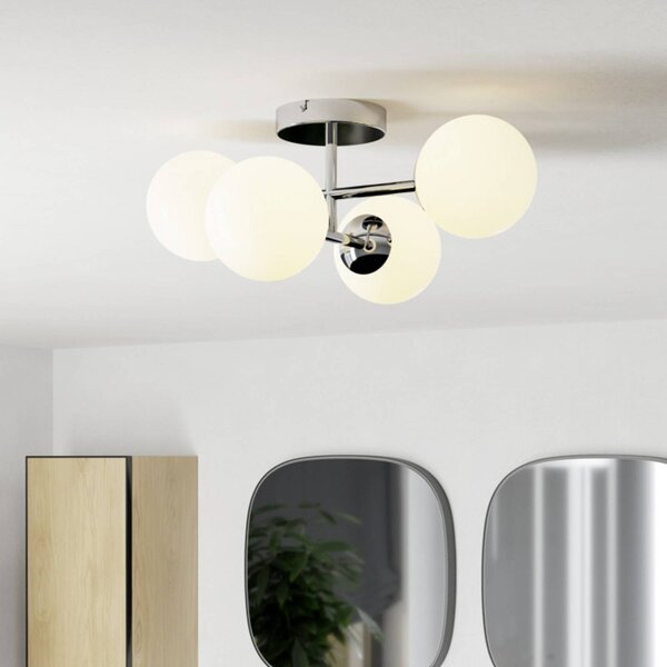 EGLO Lampa sufitowa CASTROVIDO, chromowy / srebrny, salon / jadalnia, metal