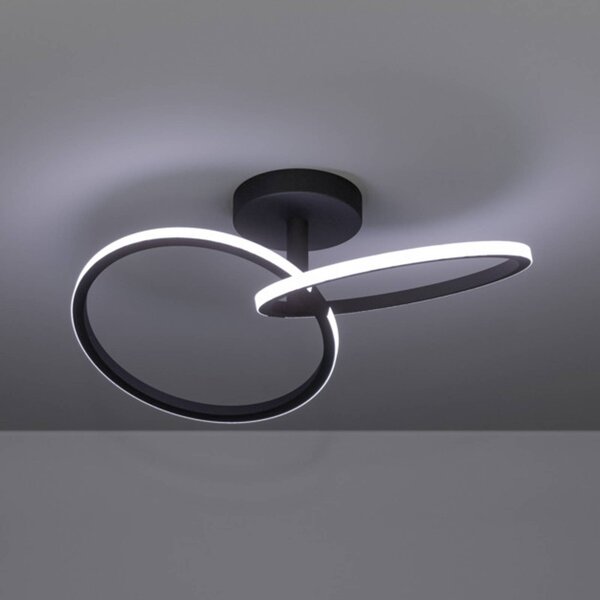 EGLO Lampa sufitowa CONGIUNTI, czarny, salon / jadalnia, metal