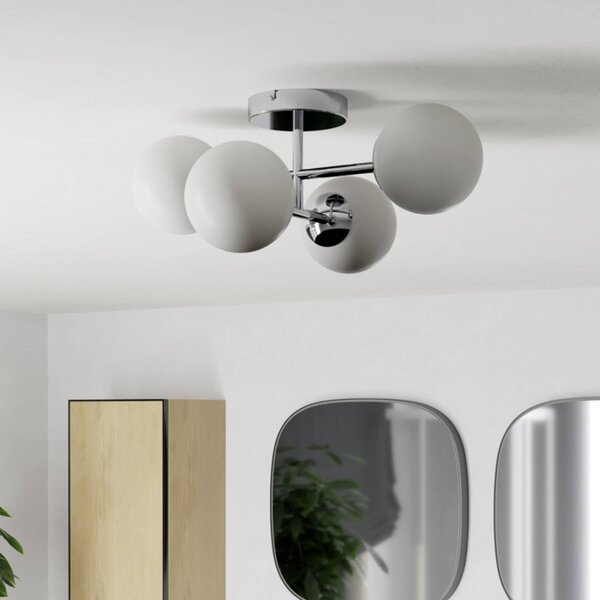 EGLO Lampa sufitowa CASTROVIDO, chromowy / srebrny, salon / jadalnia, metal