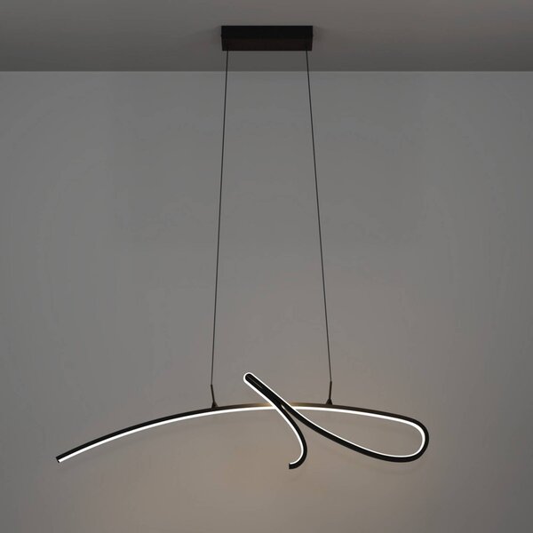 EGLO Lampa wisząca CARDONCITO, czarny, salon / jadalnia, metal
