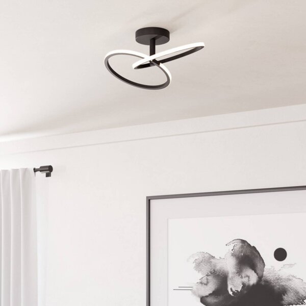 EGLO Lampa sufitowa CONGIUNTI, czarny, salon / jadalnia, metal