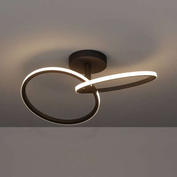 EGLO Lampa sufitowa CONGIUNTI, czarny, salon / jadalnia, metal