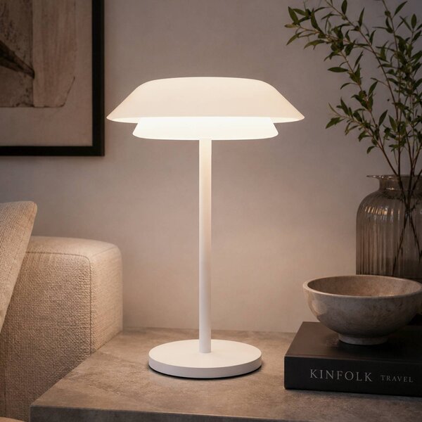 EGLO connect Lampa stołowa ARROYO-Z, możliwość ściemniania, biały / opal, salon / jadalnia, metal
