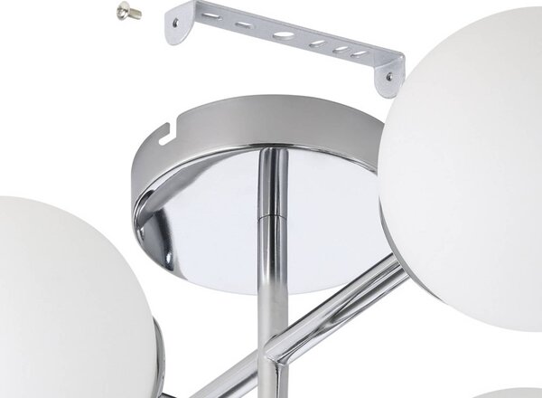 EGLO Lampa sufitowa CASTROVIDO, chromowy / srebrny, salon / jadalnia, metal