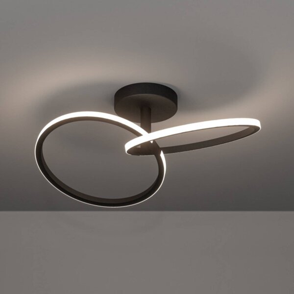 EGLO Lampa sufitowa CONGIUNTI, czarny, salon / jadalnia, metal