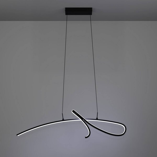EGLO Lampa wisząca CARDONCITO, czarny, salon / jadalnia, metal