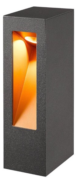 Zewnętrzna Lampa Lucande, JENKE, czarny, metal, nowoczesny