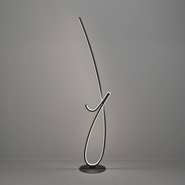 EGLO Lampa stojąca CARDONCITO, czarny, salon / jadalnia, metal