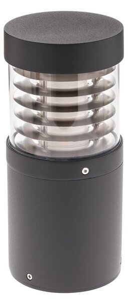 Zewnętrzna Lampa Lucande, Lucius, czarny, taras, aluminium, nowoczesny