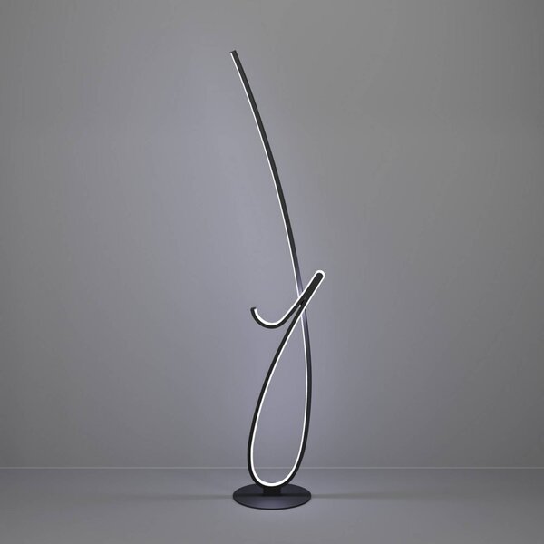 EGLO Lampa stojąca CARDONCITO, czarny, salon / jadalnia, metal