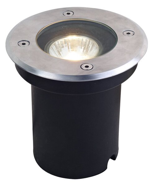 Zewnętrzna Lampa Lucande, Ava, ściemnialny, metaliczny, taras, stal szlachetna, nowoczesny