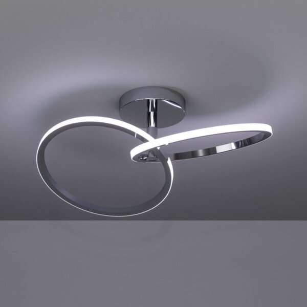EGLO Lampa sufitowa CONGIUNTI, chromowy / srebrny, salon / jadalnia, metal