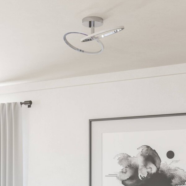 EGLO Lampa sufitowa CONGIUNTI, chromowy / srebrny, salon / jadalnia, metal